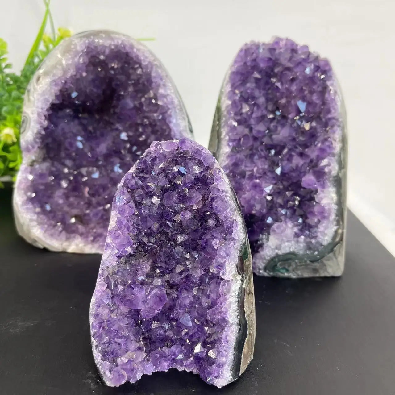 Amethyst galore! The purple fest!  Changes a rooms energy. Very relaxing.  Aaaaahhhhh!