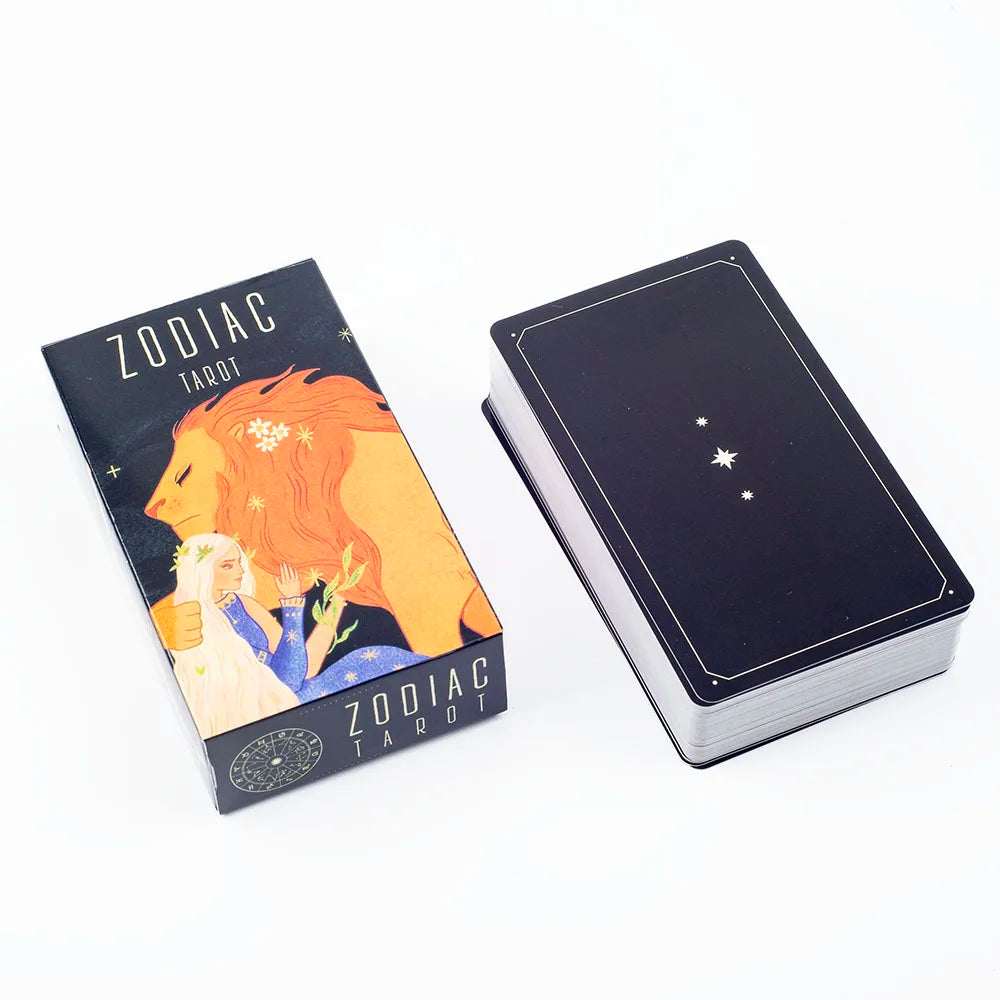 10.3x6cm Zodiac Tarot Cards for Fortune Telling And Divination Party Game Board Game Pack of 52 Unique Star Sign Cards