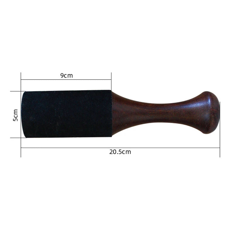 Tibetan Singing Bowl Mallet Sound Bowl Wooden Stick Quartz Bowls Wool Felt Handmade Leather Stick Buddhism Meditation Parts