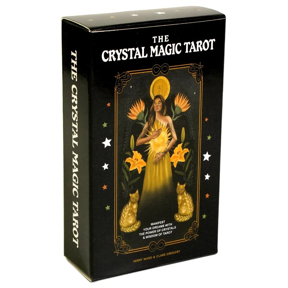 The Crystal Magic Tarot Understand and Control Your Fate with Tarot 78-card Tarot Deck PDF Guidebook Oracle Cards Board Game