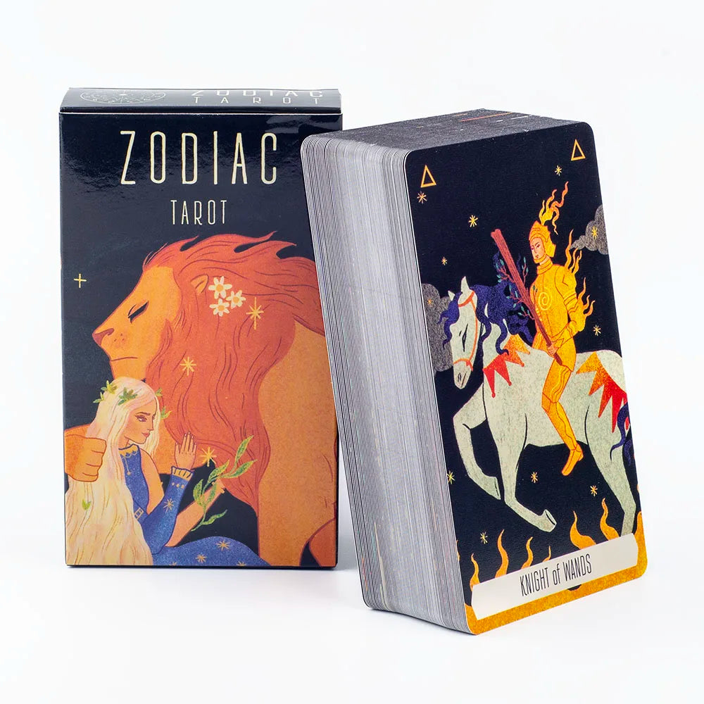10.3x6cm Zodiac Tarot Cards for Fortune Telling And Divination Party Game Board Game Pack of 52 Unique Star Sign Cards
