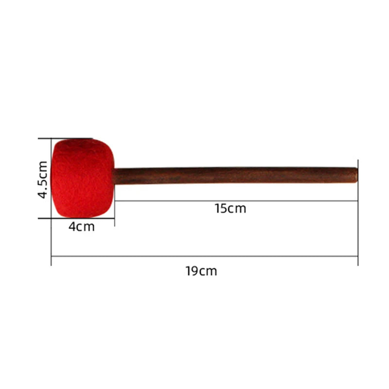 Tibetan Singing Bowl Mallet Sound Bowl Wooden Stick Quartz Bowls Wool Felt Handmade Leather Stick Buddhism Meditation Parts