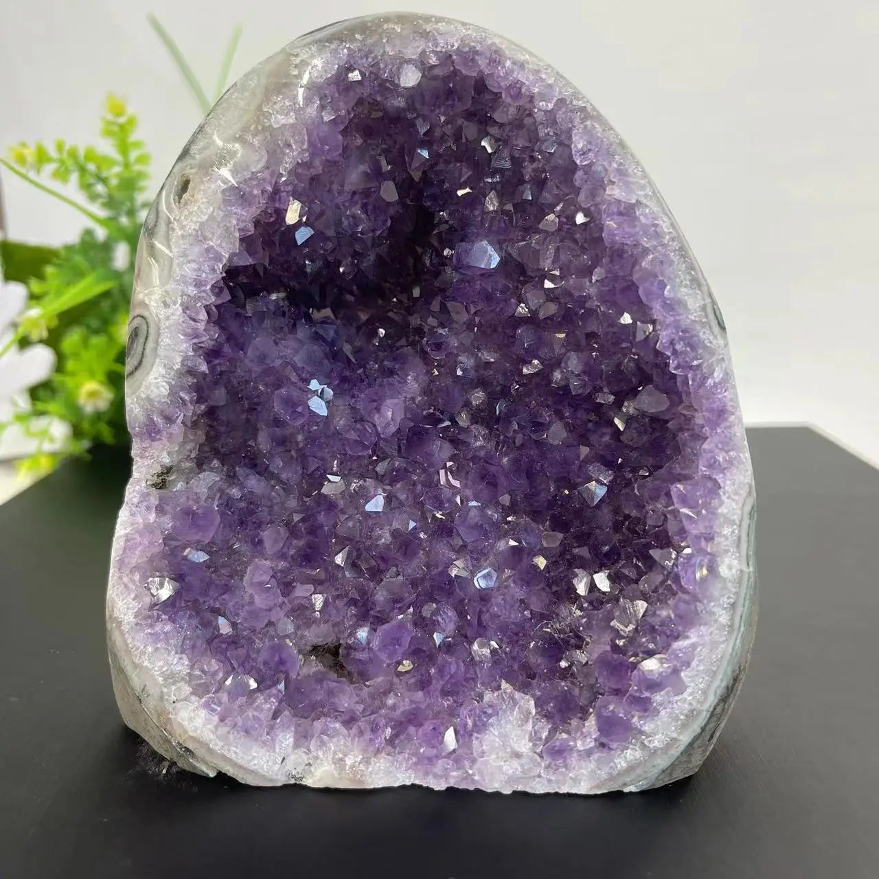 Amethyst galore! The purple fest!  Changes a rooms energy. Very relaxing.  Aaaaahhhhh!