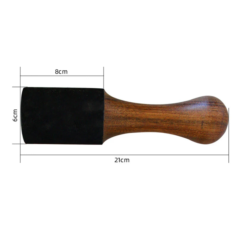 Tibetan Singing Bowl Mallet Sound Bowl Wooden Stick Quartz Bowls Wool Felt Handmade Leather Stick Buddhism Meditation Parts