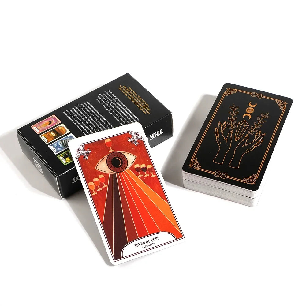 The Crystal Magic Tarot Understand and Control Your Fate with Tarot 78-card Tarot Deck PDF Guidebook Oracle Cards Board Game