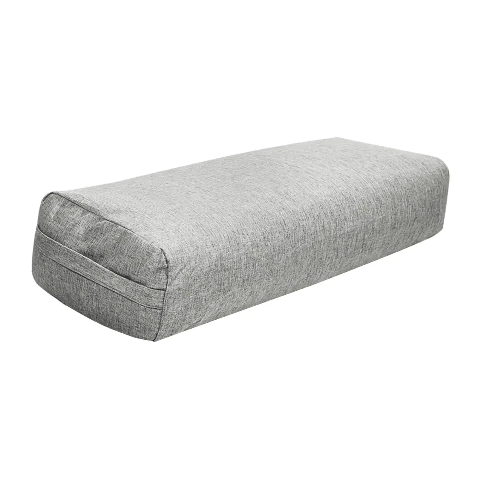 Yoga Bolster Pillow with Carry Handle for Poses Modification Women Easy to Carry Removable Cover Yoga Pillow Yoga Cushion