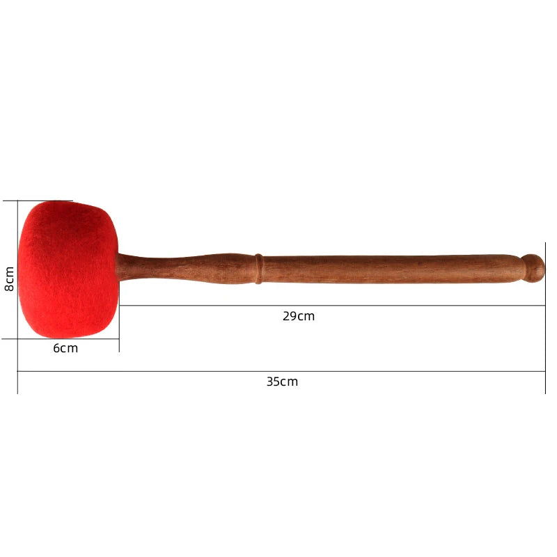 Tibetan Singing Bowl Mallet Sound Bowl Wooden Stick Quartz Bowls Wool Felt Handmade Leather Stick Buddhism Meditation Parts