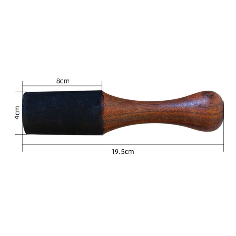 Tibetan Singing Bowl Mallet Sound Bowl Wooden Stick Quartz Bowls Wool Felt Handmade Leather Stick Buddhism Meditation Parts