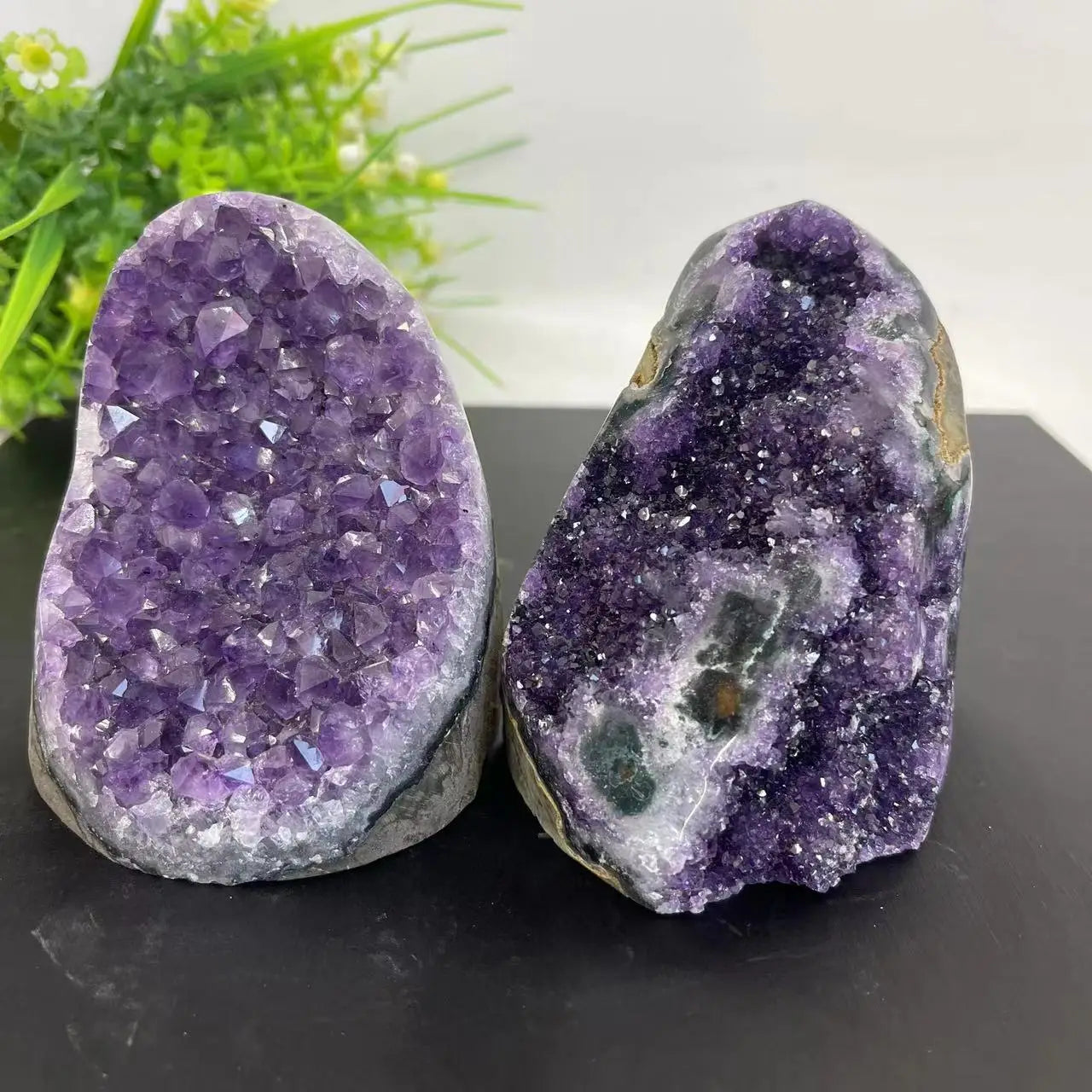 Amethyst galore! The purple fest!  Changes a rooms energy. Very relaxing.  Aaaaahhhhh!