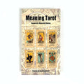 Meaning Tarot Card A 78 Cards With Meaning On Them Beginner Tarot Keyword Antiqued Tarot Deck Meditation & Party Games