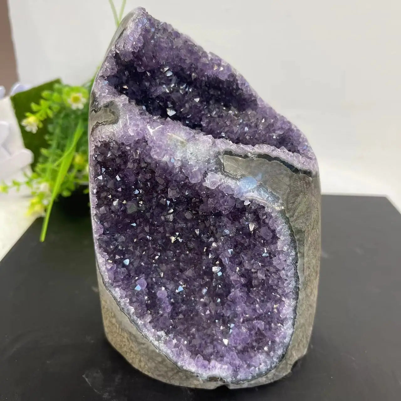 Amethyst galore! The purple fest!  Changes a rooms energy. Very relaxing.  Aaaaahhhhh!